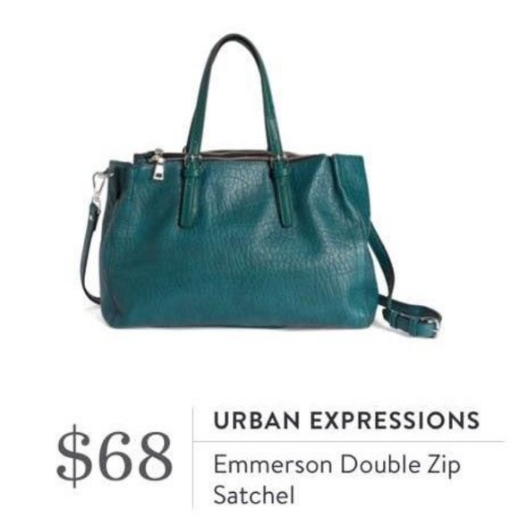 Urban Expressions Handbags - NWT! urban expressions real green satchel